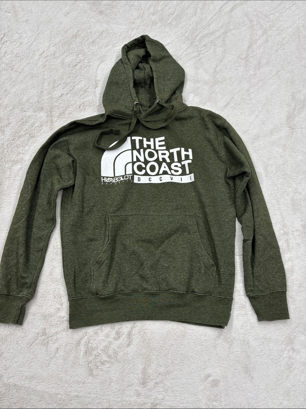The North Coast Olive Green Hoodie -